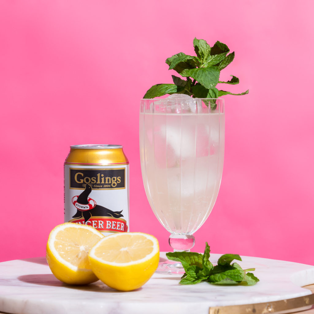 Goslings Ginger Lemon Cooler Mocktail